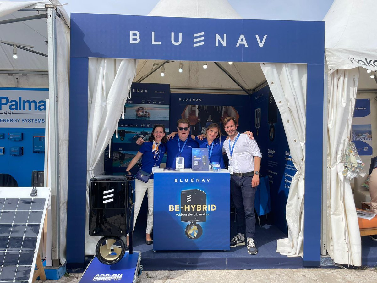 ⛵ We left the beautiful city of Palma to go back to our beloved Arcachon Bay! This departure marks the end of this 40th anniversary edition of the Palma International Boat Show! We were delighted to meet you and had a lot of fun talking to you about our BlueSpin solutions!