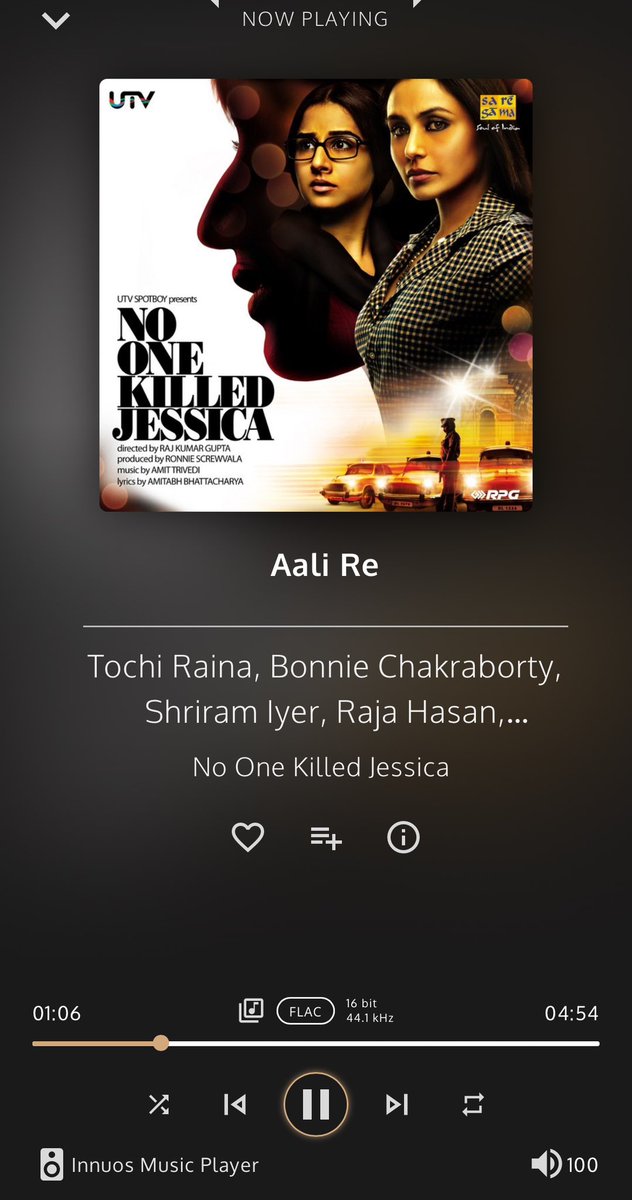 Just realized that raja hasan who is back in business was part of this amit trivedi banger !
I ❤️  the soundscape of this song …
Still not on streaming :(
