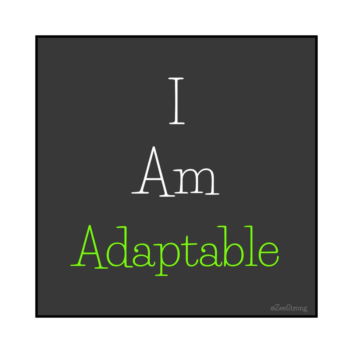 Today's I Am since @BarbyIngle ask... #IPainFoundation #ZeeStrong