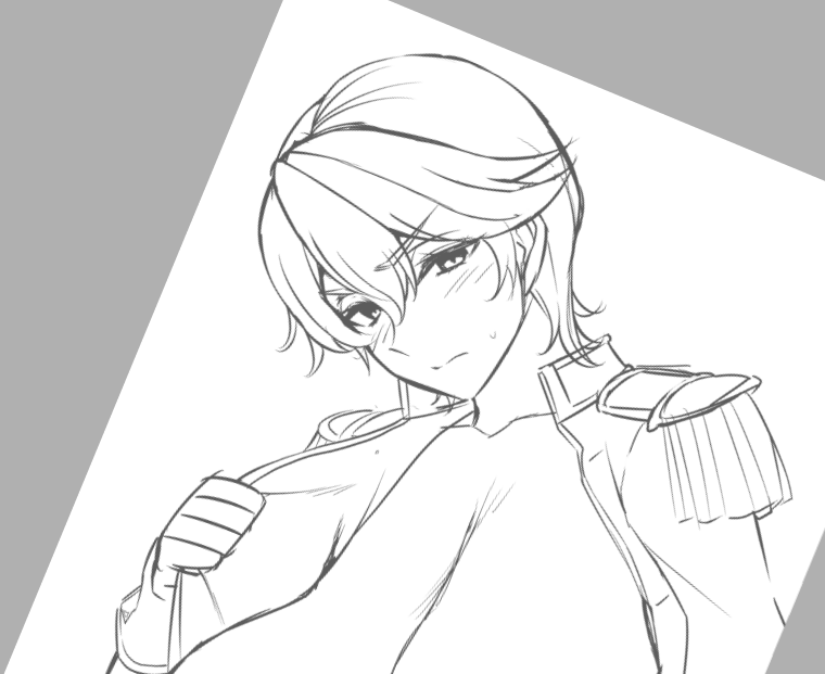 誰描いてるかちょっと伝わりづらいかも… 