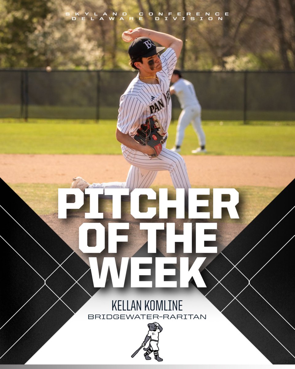 Skyland Conference Baseball (@skylandbaseball) on Twitter photo Congratulations to Kellan Komline of <a href="/brbaseball/">B-R Baseball</a>, the Delaware Division - Week 4 - Pitcher of the Week! Kellan threw 6 shutout innings last week, allowing only 1 hit and 1 walk while striking out 6. Congratulations to Kellan Komline of <a href="/brbaseball/">B-R Baseball</a>, the Delaware Division - Week 4 - Pitcher of the Week! Kellan threw 6 shutout innings last week, allowing only 1 hit and 1 walk while striking out 6.