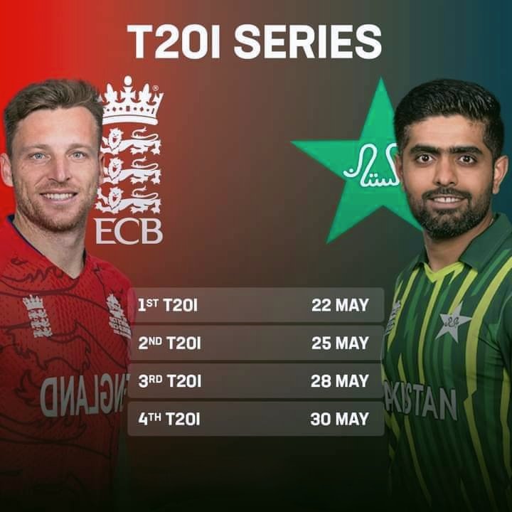 🚨T20I Series 
Between Pakistan & England Schedule have been Announced💫🙇

#ICC #pakistan 
#pakistancricket 
#england #englandcricket 
#ENGvsPAK #T20 #T20Cricket #T20Series