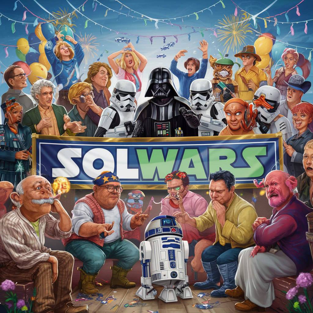 We are having a party over here at <a href="/SolWarsCoin/">official $prawn fan account</a> why don’t you come and join now.

May the 4th be with you.