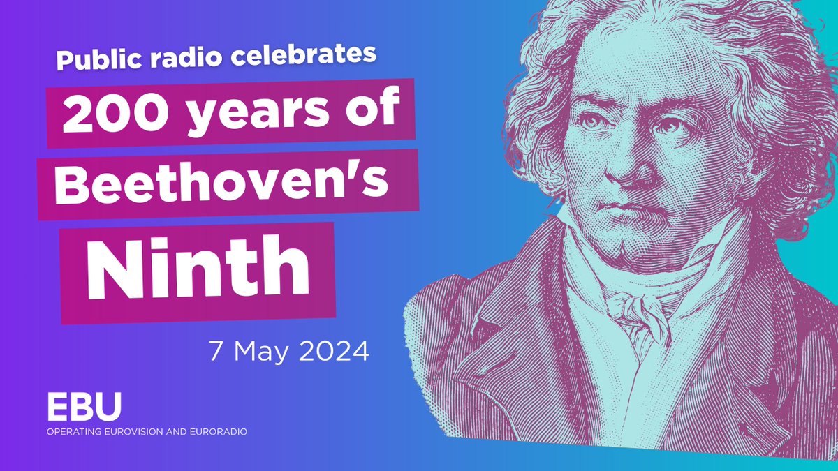 🚨¡¡ Hoy es el día!!🚨 El 7 de mayo de 1824 se estrenaba en Viena una de las grandes obras de la historia, la 'Novena Sinfonía' de Beethoven. A partir de las 19h., en directo desde #RadioClásica, Fer Blázquez (@ferblazrom) retransmitirá un programa especial dedicado a esta obra.