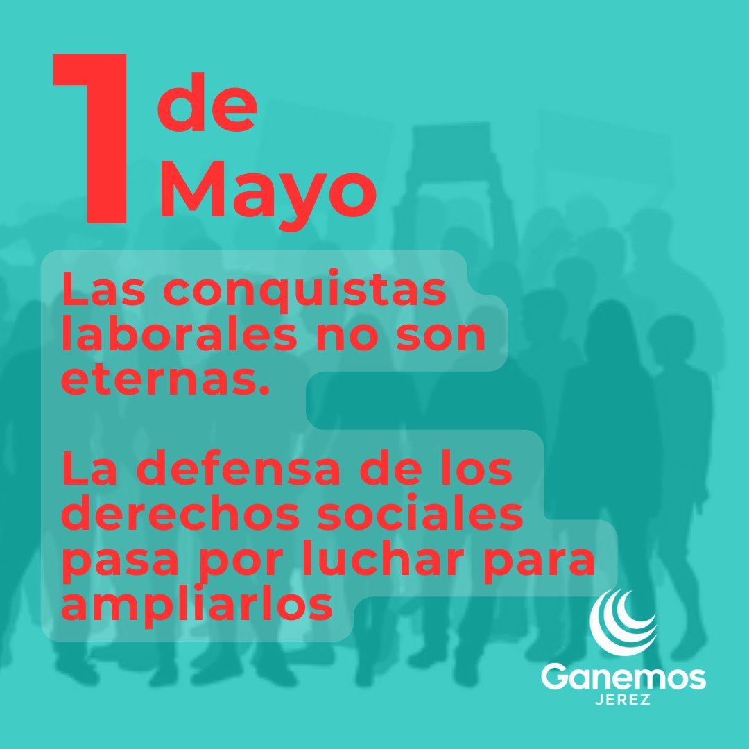 Nos sumamos a las movilizaciones en todo el país y llamamos a la ciudadanía a levantar su voz en este #1deMayo2024 
‼️Juntos y juntas podemos defender nuestros derechos y construir un futuro más justo y equitativo para todos y todas‼️
Llamamiento 👇
ganemosjerez.es/blog/2024/04/3…