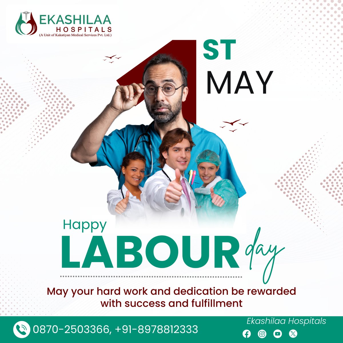 Every job, every worker, every effort counts. Happy Labour Day!

#LabourDayCelebration #LabourDay2021 #HappyWorkersDay #LaborDayWeekend #LabourRights #MayDay #WorkersUnite #LaborDayParade #InternationalWorkersDay #LabourDay2024