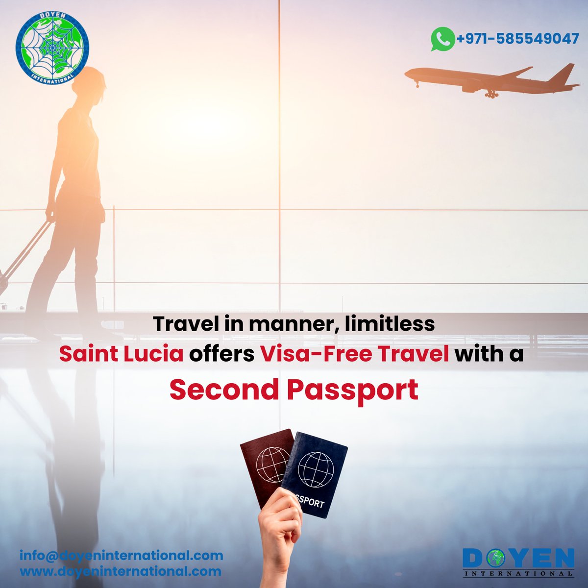 Get your second passport and you'll be able to visit more than 140+ countries without a visa, including parts of Singapore, Hong Kong, the UK, and Europe.
#citizenshipbyinvestment #secondpassport #citizenship #secondcitizenship #immigration #investment #dualcitizenship