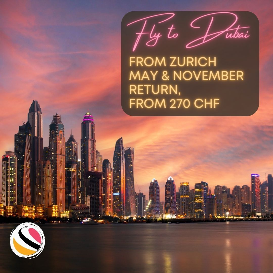 🛫🏙️ Jet off to #Dubai from #Zurich for as low as 270 CHF roundtrip! Experience the luxury and excitement of the #MiddleEast. Book now! 🕌🌆
buff.ly/4bjkhc6 
#DubaiAdventure #FlightDeals #Travelplanbooker