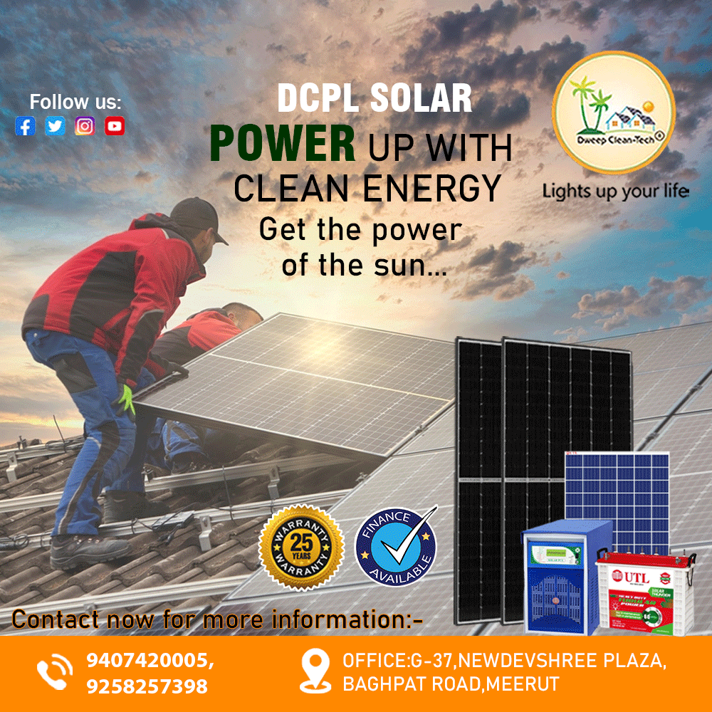 POWER UP WITH
CLEAN ENERGY
Get the power
of the sun...

Contact No.
9407420005
8126927373

#solar #dcplsolarpanels #dcpl #solarpanel #greenenergy #green #savetheplanet #savemoney #solarpower #solarpanelsystem #dcplsolarfamily #solarenergy #SolarSolutions