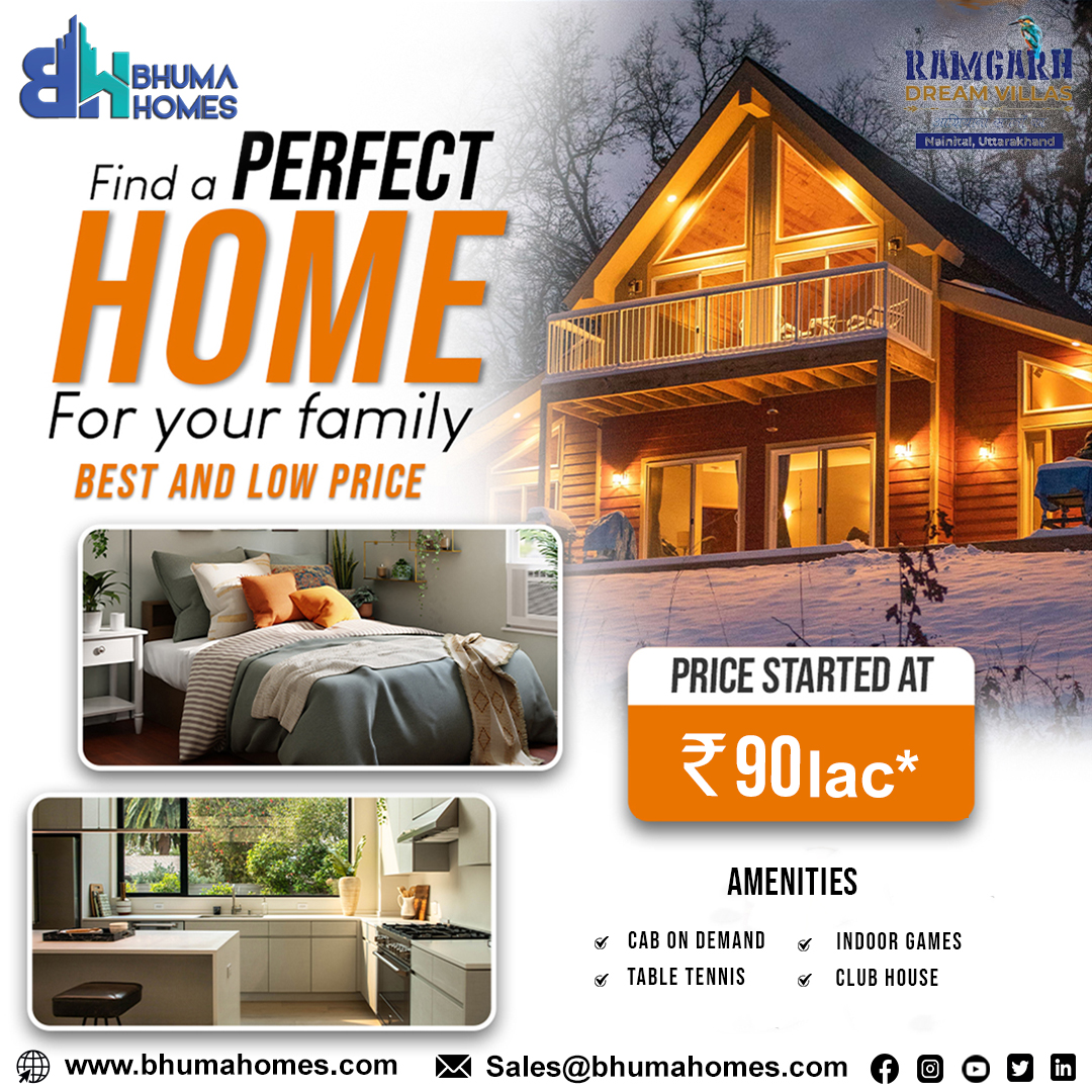 Perfect Holiday Home for Your Family - Best and Low Price

Price Started at - 90Lac

#uttrakhand #summerhome #houseinnainital #luxuryvillas #summerholidayhomes #bhumahomes