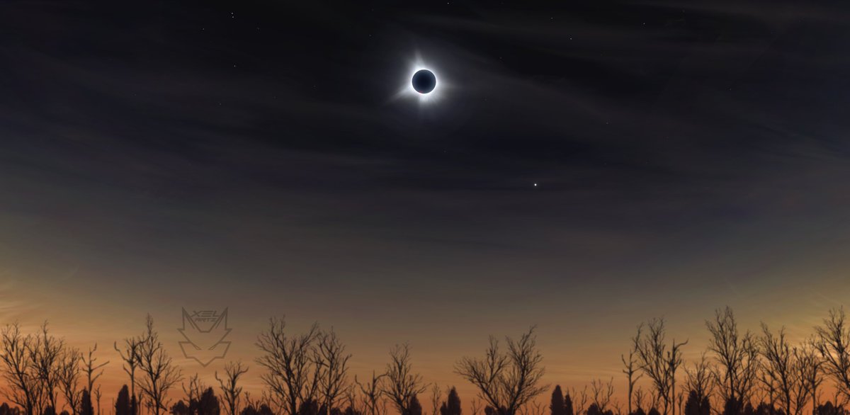 Total Solar Eclipse painting