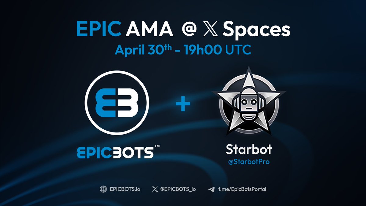 🎙️ X Space Announcement 🎙️ Tonight we are delighted to host @StarbotPro on our weekly partnership X Space. Learn all about the their top features and learn how to use one of the simplest ways to buy your #crypto assets through Telegram. Set your reminders and join us 👇🏻