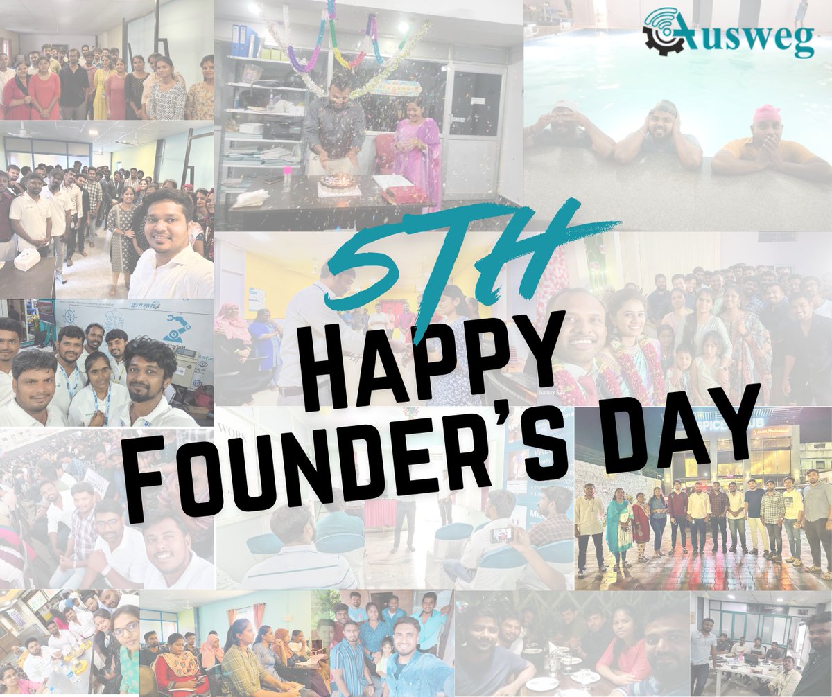 Celebrating 5 Years of Innovation and Passion 🎉

Happy 5th Founder's Day!

#FoundersDay #foundersday2024 #FoundersDayCelebration