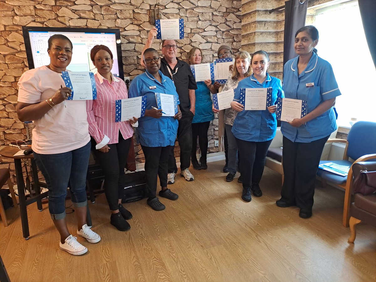 Significant 7+ and Sepsis Awareness and SBAR by Isabel at Upminster Nursing Home. Dysphagia was completed virtually by Rebecca Evans. Great morning of learning. @NELFT @Significant_7 @nutsaboutnursin @Suzanne70889915 @wmakala