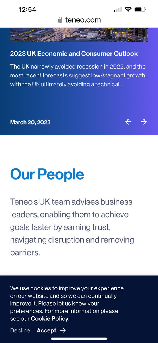 Teneo ladies and gentlemen.