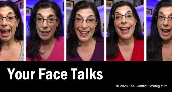 Our body language can speak louder than our words. When I started watching myself on Zooms, I noticed that my face talks A LOT. Now, I manage what my face is saying more effectively (most of the time). #business #life