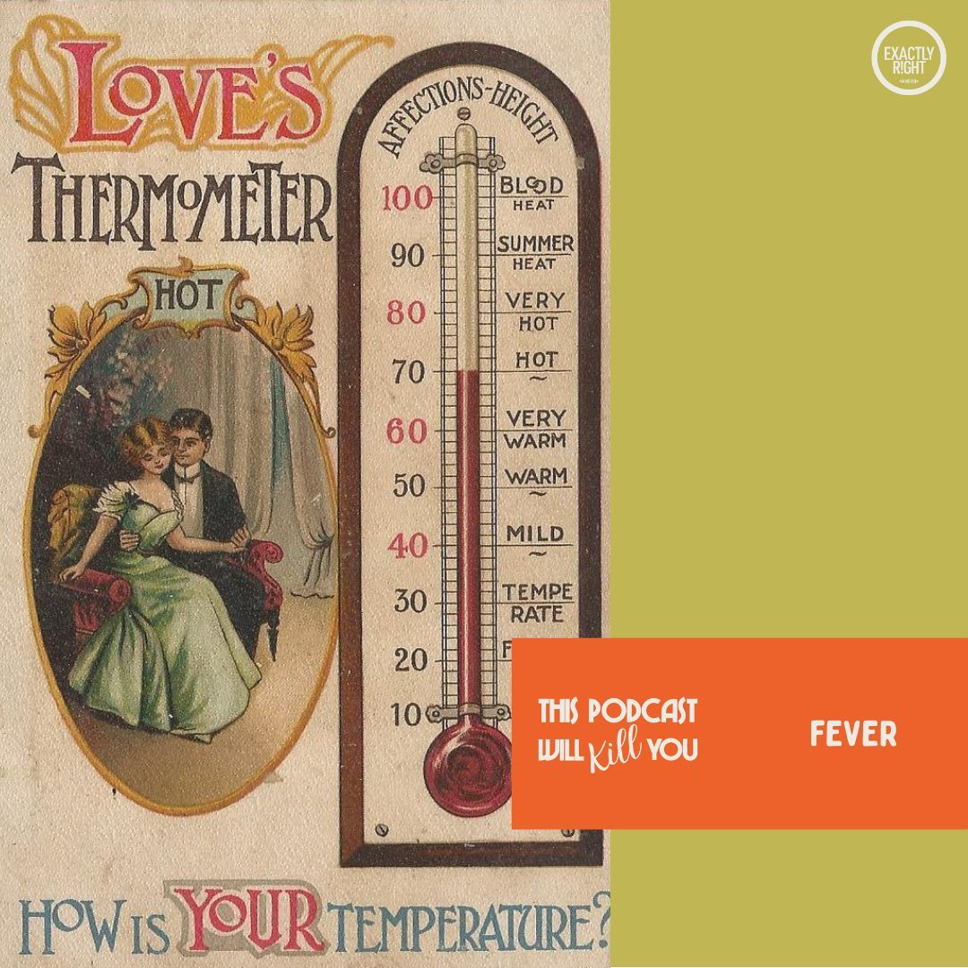 For all the times that “it started with a fever” on this podcast… today we finally cover what a fever actually is, and how the concept changed once we started using thermometers! Our latest episode is out now wherever you like to listen!