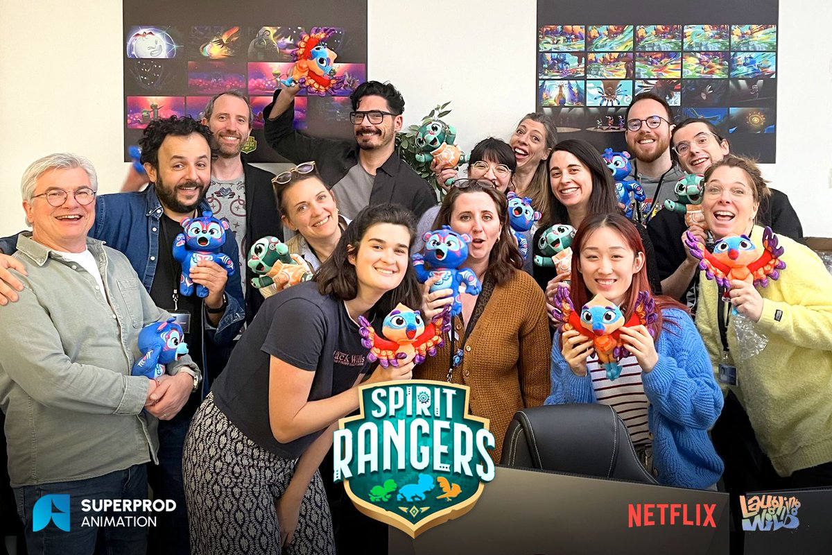 Celebrating Spirit Rangers S3 on Netflix! Thanks Karissa Valencia, @chrisdocnee , Laughing Wild, & @netflix for the special gifts and your trust. Excited for everyone to see the new season! #SpiritRangers #Animation #Series