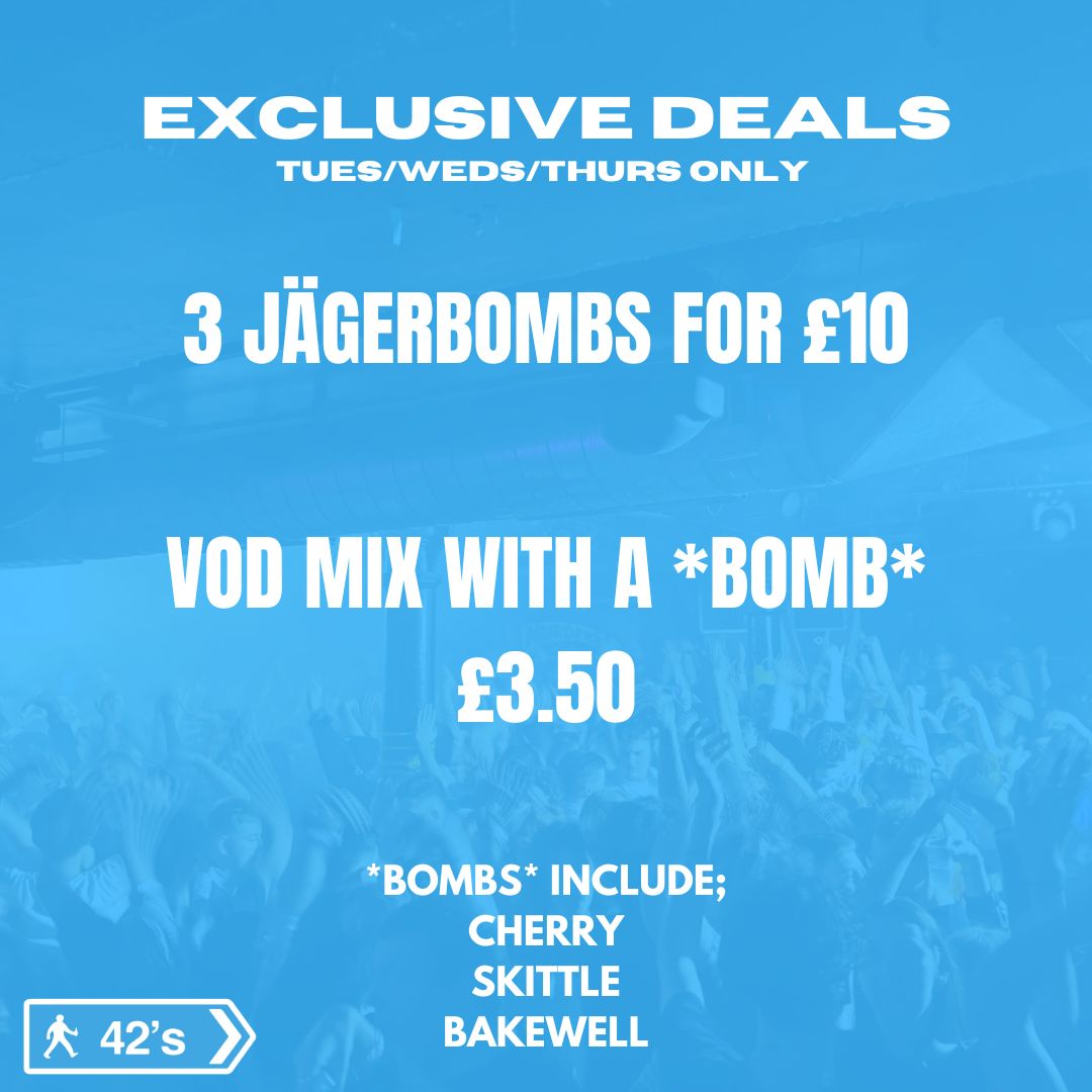 Don’t forget our drink deals are back this week! Kick your week off with BLOWOUT tonight!!