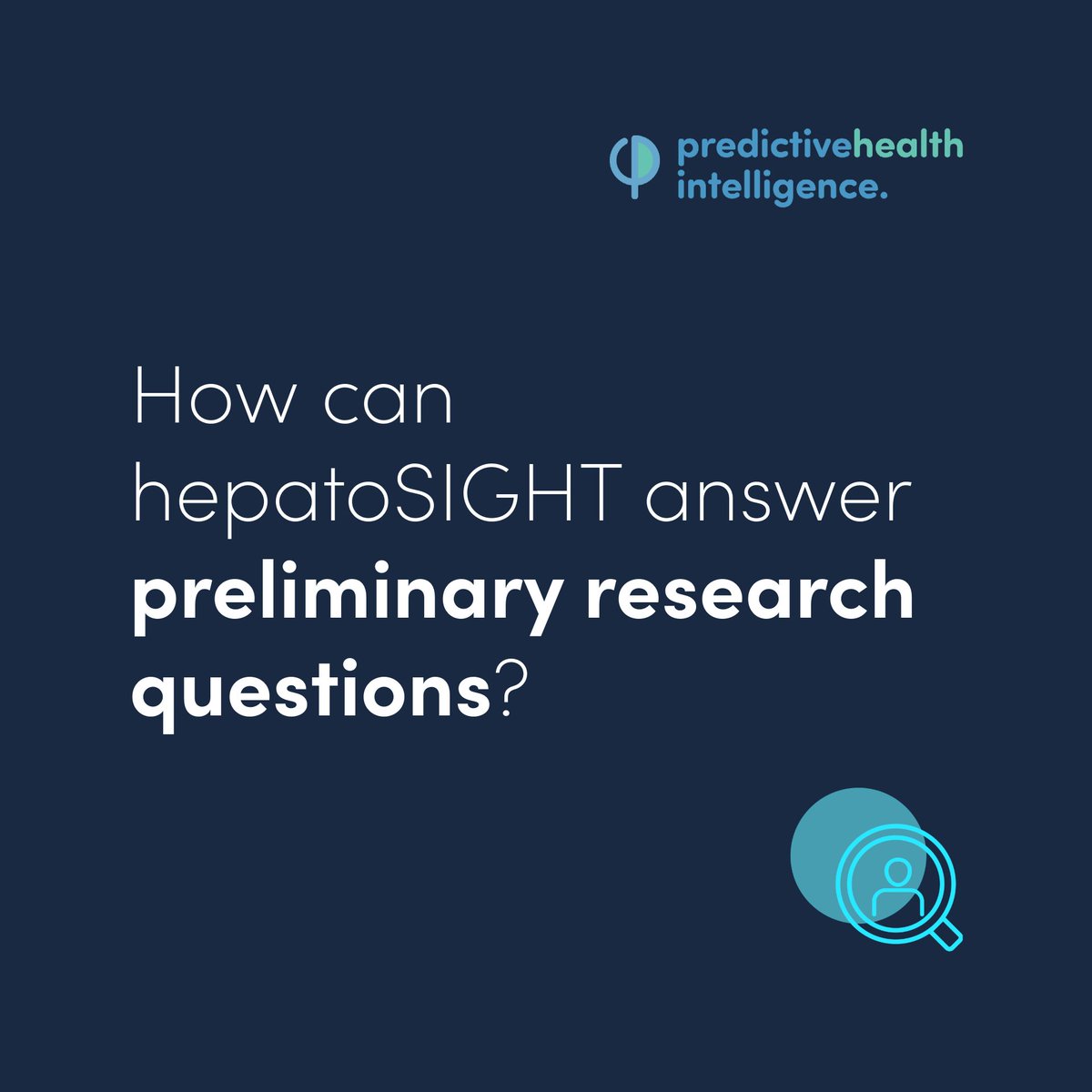 Are you a liver disease researcher looking to expedite your clinical trial?

Did you know hepatoSIGHT can help you answer preliminary research questions AND accelerate recruitment?

Learn more on our website 👇

predictivehealthintelligence.co.uk/professionals/…

#LiverTwitter #ClinicalTrials #MedTech