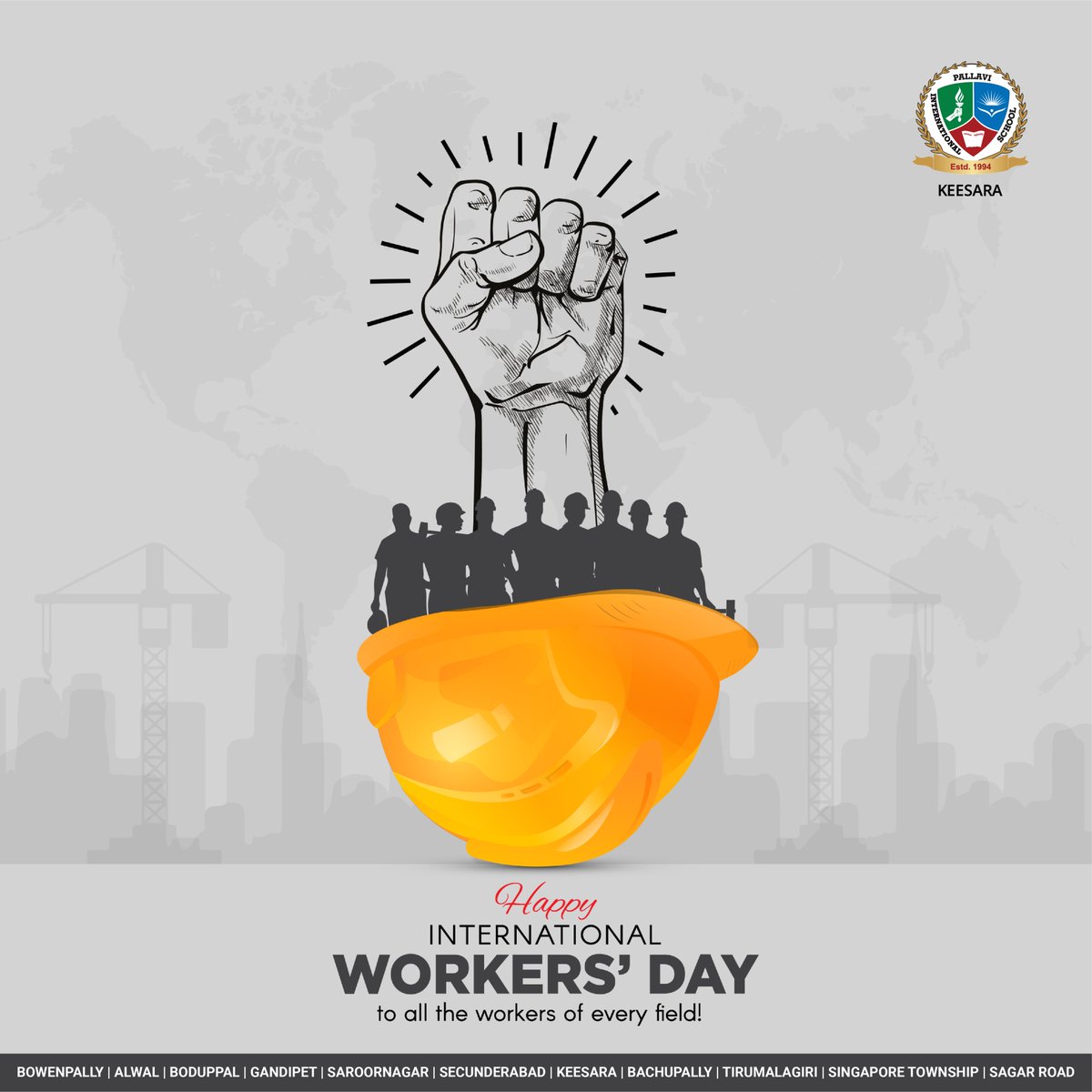 🎉 Happy INTERNATIONAL WORKERS' DAY! 🛠️ Cheers to all the dedicated workers worldwide who contribute tirelessly to build our societies. Your hard work and dedication are truly appreciated! 🌟

#internationalworkersday #dedication #thankyouworkers #dedication #pgos #piskeesara