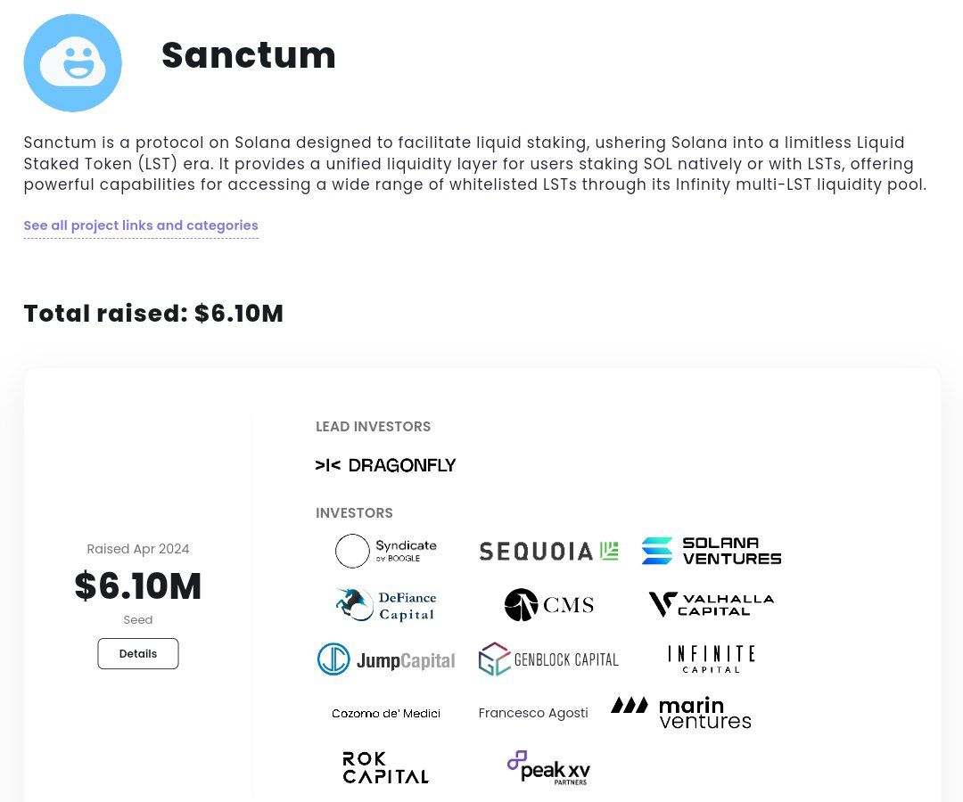 💥 Sanctum Airdrop! @sanctumso Funding: $6.1M Backers: Solana Ventures, Jump Capital and more 🔹 BUY any LST and hold in wallet to earn Points 🔹 Earn 5% of your friends EXP and get referral Cupcake for every 20,000 EXP 🔗Airdrop Link: sanc.tm/w?ref=QNP55U Guide 1. Go to…