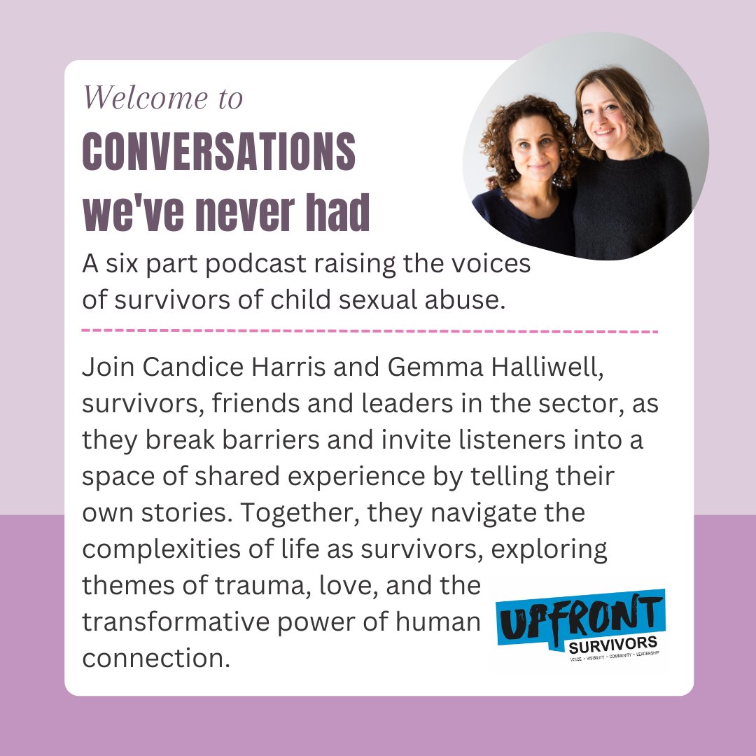 This week the Green House, as part of Upfront Survivors, launches Conversations We’ve Never Had, a podcast raising the voices of survivors of trauma. Listen here: linktr.ee/conversationsw…
#NewPodcast
#SurvivorPodcast
#ItsNotOk