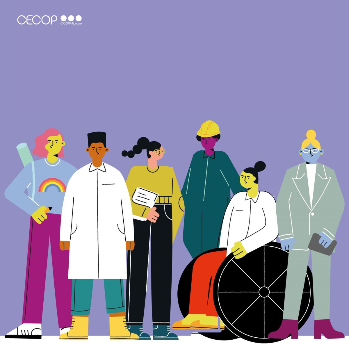 On #LabourDay tomorrow, we focus on quality work. 🌟 Equity and democracy at the workplace is more than a slogan for us! Cooperatives ensure equal opportunities, solidarity and workers fulfilment! Read more in our manifesto ➡️ cecop.coop/uploads/file/E… #EUElections2024