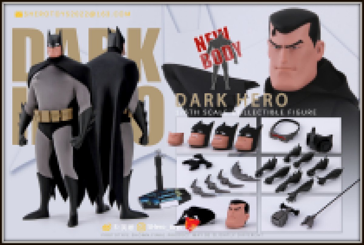 ⭐ <𝙐𝙍𝙂𝙀𝙉𝙏> [𝗣𝗿𝗲-𝗼𝗿𝗱𝗲𝗿] S-HERO 1/6 Scale Action Figure - SH005 Animation Dark Hero ⭐
ohmyprimus.com/shrsh005.html

#ohmyprimus #dewtoystore #onesixth #actionfigure #actionfigures #SHERO #animationdarkhero #DarkHero #movietoys #moviecollectibles #moviecollector