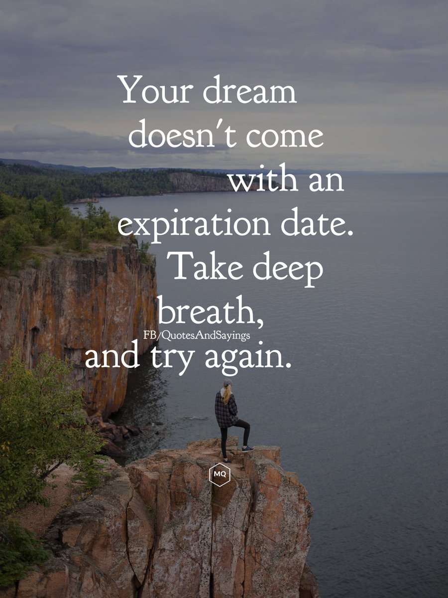Take a deep breath and try again...? #motivation