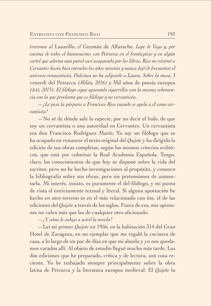 @FeriaArco @RevOccidente @fortegamaranon @luciasala @JavierGomaL @lea_ypi @ACortinaPantion @RoccoLozano @aramayo007 ¿Cuando leyó Francisco Rico el Quijote por primera vez? Lo contó en 2016 en una entrevista de Sergi Doria para @RevOccidente. La recuperamos in memoriam. En abierto en el enlace. No se pierdan su provocadora descripción de Cervantes. ortegaygasset.edu/producto/dec-1…