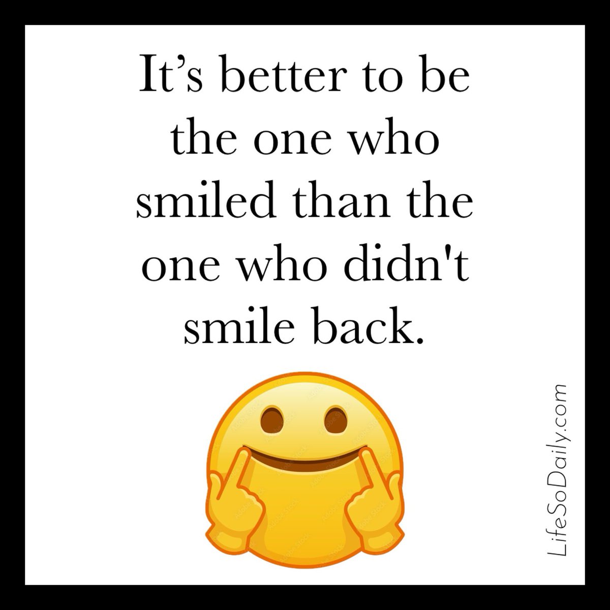 Give people a smile today! 😁
…
#LifeSoDaily #Smile #ShareASmile #mentalhealth #emotionalhealth #loveoneanother #joy #kindness