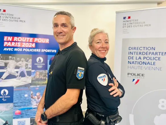 #àlinterieurDesJeux | Cécile est policière et Régis est gendarme. Il y a quelques mois encore, ils ne se connaissaient pas, et aujourd'hui ces deux Limougeauds se préparent à entrer dans la bulle de sécurité pour #Protéger la Flamme olympique qui sillonnera la France à partir du…