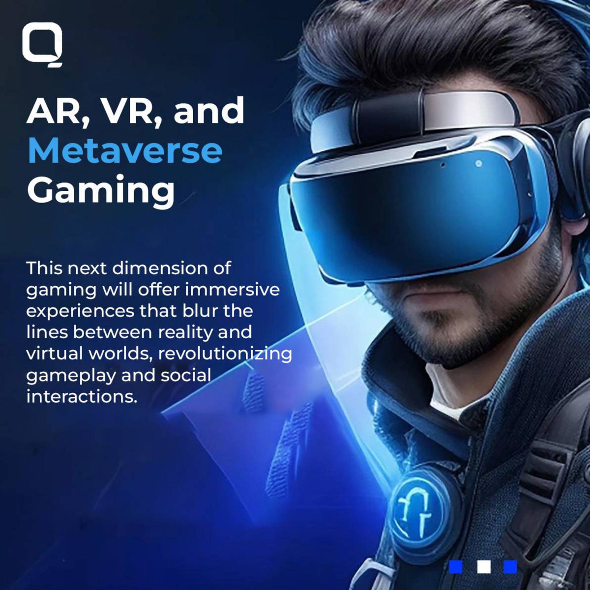 Step into the future of gaming with our latest carousel post! 🚀 Explore the revolutionary trends shaping the gaming industry, from Generative AI to Cloud-Based Gaming, and dive into the immersive world of AR, VR, and the Metaverse. 

#FutureOfGaming #AI #AR #VR #Metaverse