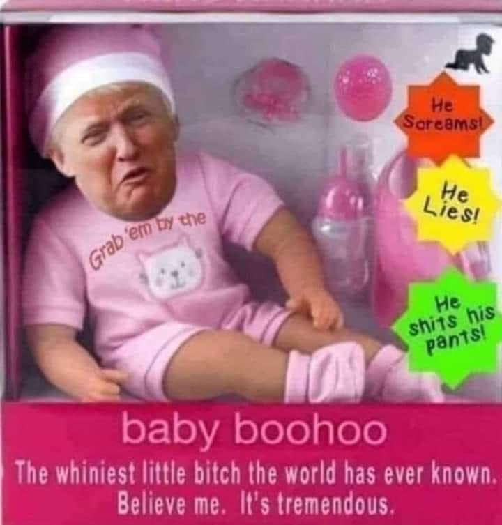 Another day of court for Baby Boohoo. Retweet if you’re tired of all the whining.