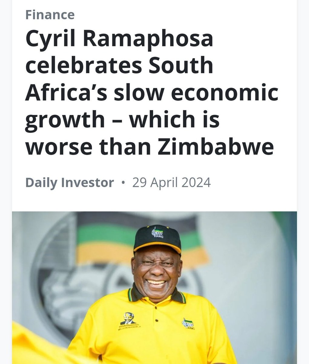 Ramaphosa and his ANC have destroyed this country.