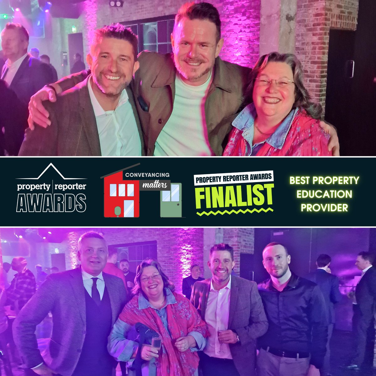 We're a Property Reporter Awards Finalist, so join our acclaimed subscription service for the latest news and monthly webinars - conveyancing-matters.co.uk/subscribe🎓🏡

It was great catching up with fellow property expert @russellquirk at the #PRA24 ceremony! 🏆

@AdaptLaw @stuartforsdike