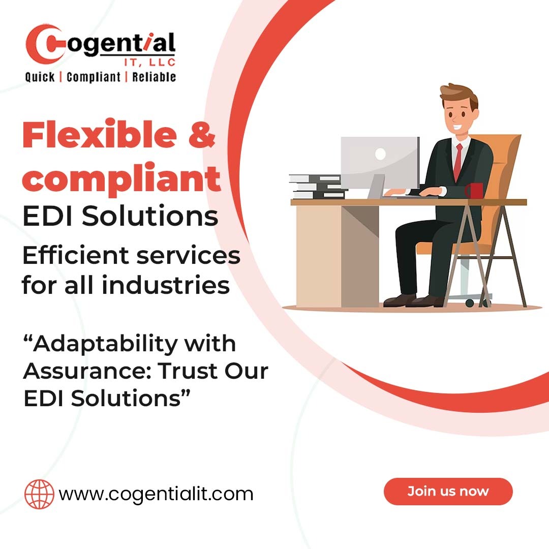 For more details.
☎ 1-307-699-6546
🌍 cogentialit.com

#congenital #edi #support #ediexperts #flexible&compliant #techintegration #allindustries #innovativesolutions