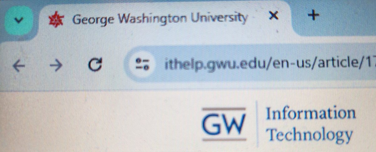 Why does George Washington University have star of David as logo in their website address?
@IIEPGW @gwuengineering