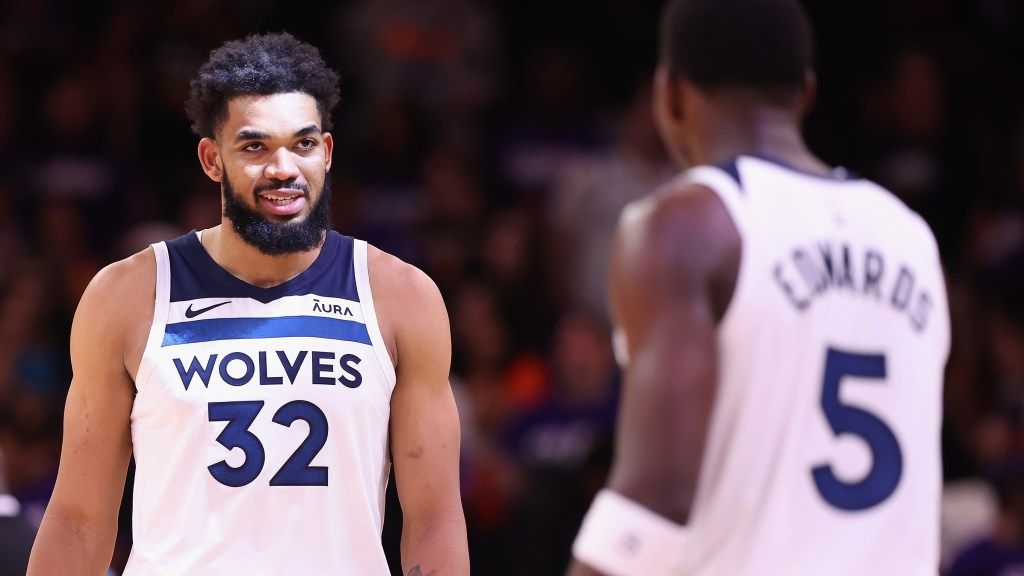 Anthony Edwards gave a hysterical NSFW reason for Karl-Anthony Towns' clutch performance against the Suns ftw.usatoday.com/2024/04/timber…