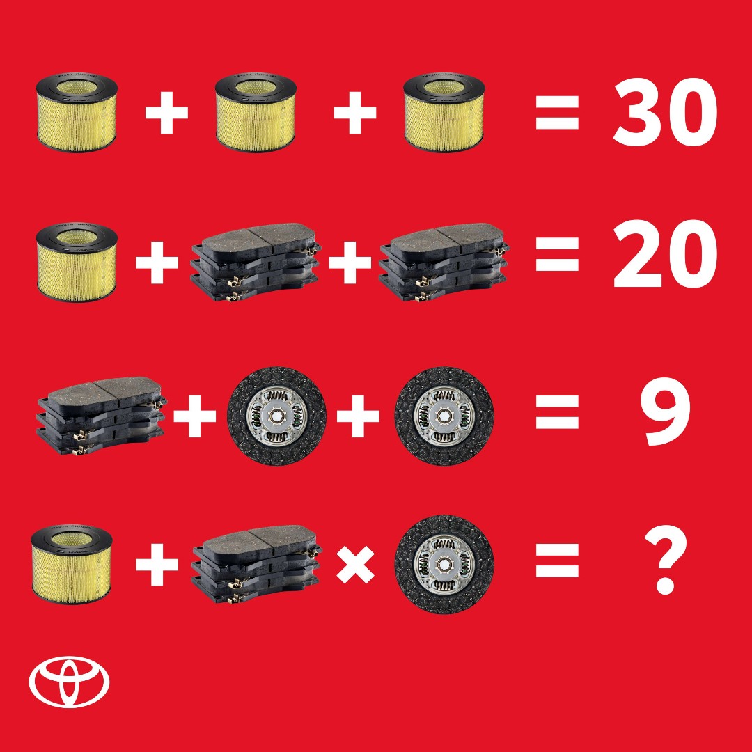 What is the correct answer?​

#TOYOTA #SpareParts  #GeniuneParts #ToyotaTanzania #ToyotaTZ