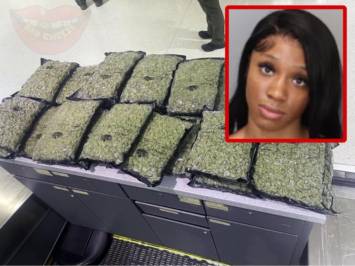 A Memphis woman was arrested at the airport after security discovered 56 pounds of marijuana in her luggage. She faces charges of possessing a controlled substance with the intent to manufacture, deliver, or sell. Following her arrest, she was released on a $5,000 bond.