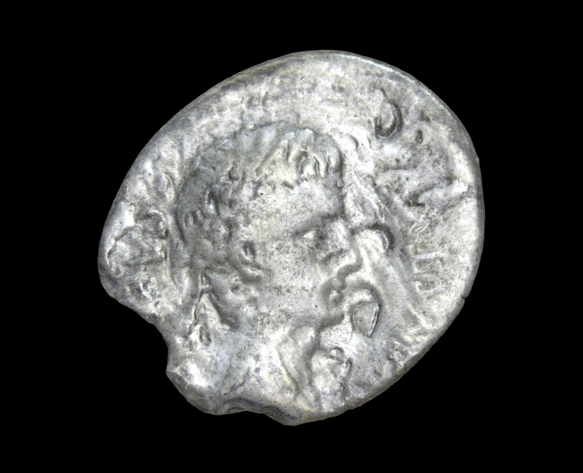 ℹ Moneda de plata de Augusto (19-18 a.C.) Este denario fue utilizado por Augusto para divinizar a César y que a él se le considerara 'Hijo del Divino', y se expone actualmente en el Museo íbero de Jaén 👇Disfruta de esta pieza en 3D sketchfab.com/3d-models/dean…
