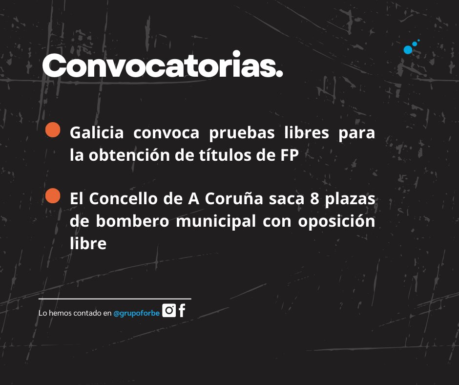 🆕📰 ¡Arrancamos mes estrenando sección! 

Mantente al tanto de los últimos avances de empleo en el sector público, las nuevas metodologías educativas y las oportunidades de desarrollo profesional.

Cada mes en tu timeline, listo para compartir. ¡Difunde la noticia Forbe! 🤗