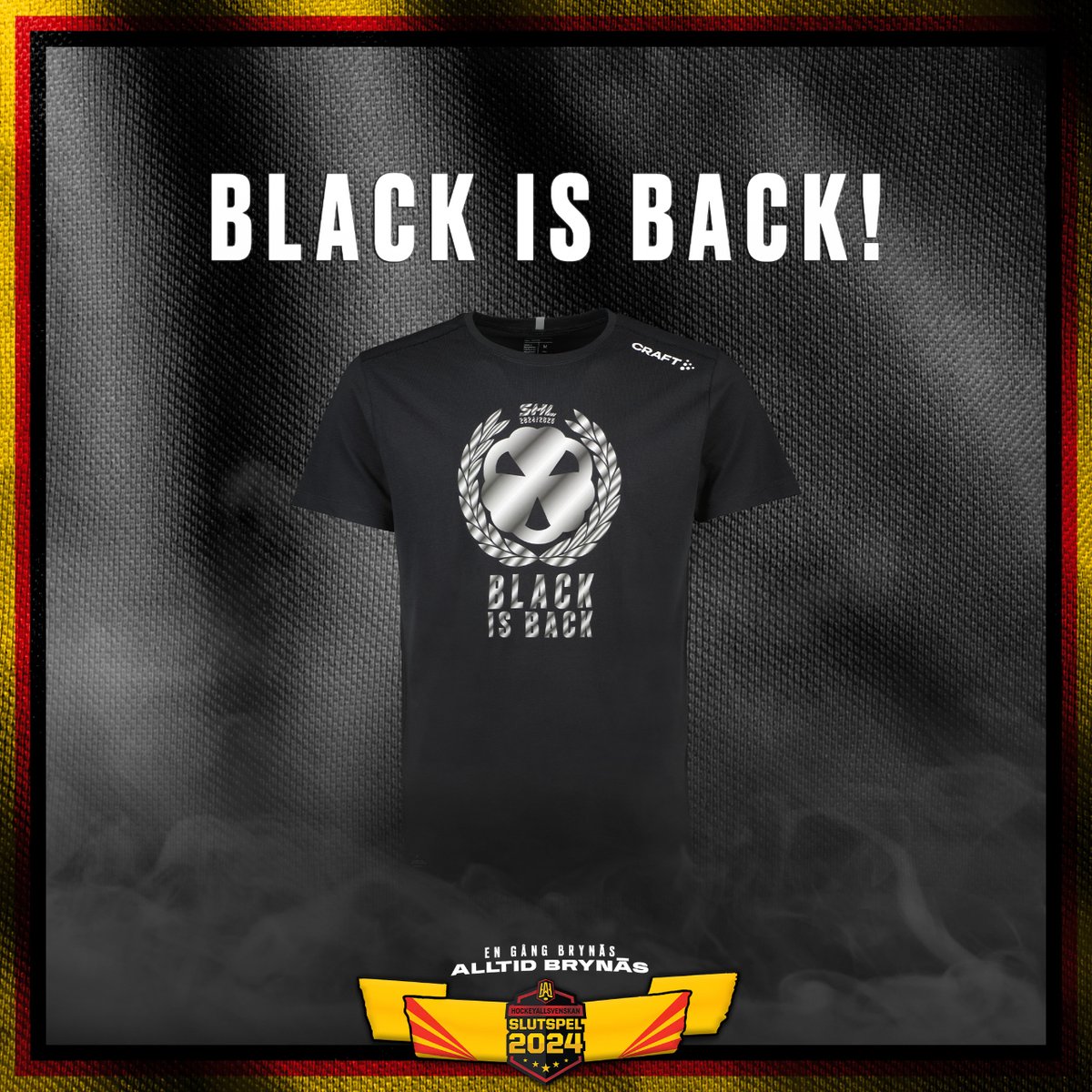 Black is back! ⚫️🏆 Vi har sålt över 1500 stycken tröjor – passa på att köpa din idag!  ➡️ bit.ly/brynasshoppen