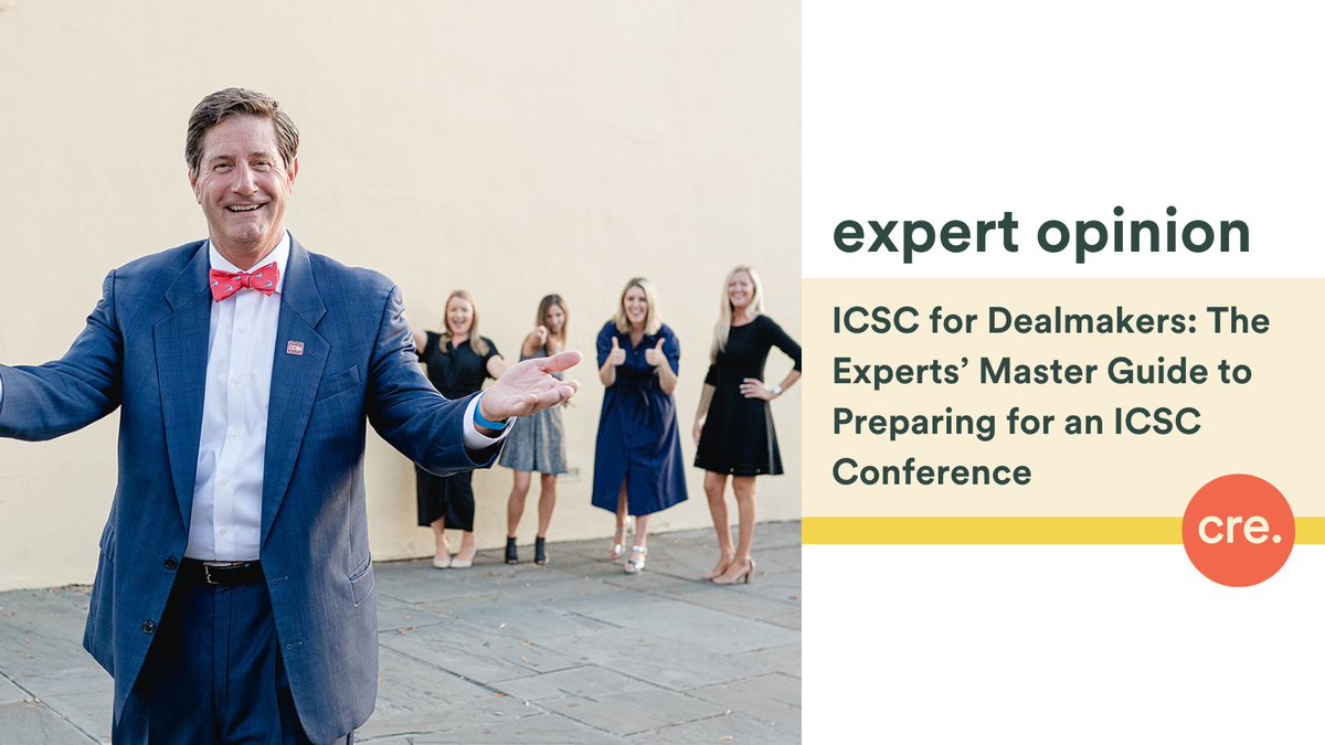 📣 Extra! Extra! #ExpertOpinion! 📣
ICSC for Dealmakers: The Experts’ Master Guide to Preparing for an ICSC Conference

🔗 cre.expert/expert-opinion…

#CRE #Retail #CommercialRealEstate #FeaturedBlog #ExpertOpinion #ICSC #Dealmakers #ICSCVegas