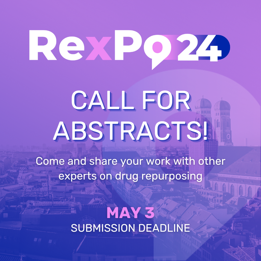 👩‍🔬 Want to come and showcase your work on #DrugRepurposing, #AI & #SystemsMedicine at #RExPO24? Submit your abstract before 3 May! ⌛️

Find all the details on our website, including a step-by-step guide on how to upload your abstract via @Science_Open  👇
repo4.eu/rexpo24/abstra…