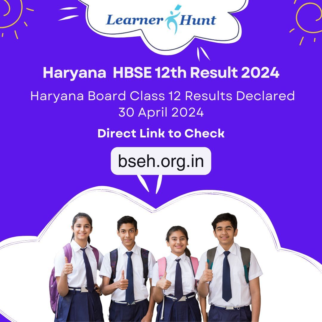 Haryana Board Class 12 Results for 2024 are out now! Congratulations to all the students who worked hard!

Kindly connect with us@
🌐 buff.ly/48Ux3g6
📲+91- 8860077807
.
.
.
#learnerhunt #HaryanaBoard #Class12Results #SuccessStory #AchievementUnlocked #FutureLeaders