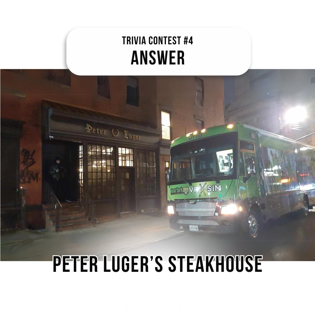 🏆 We have our final winner! 🏆 The final location of the #VRXSIM is Peter Luger's Steakhouse! Huge congrats to our final winner, Lori A! and a big thank you to everyone who joined in the fun. Keep following us for more #SafeDigging education and exciting contests! #NY811Contest