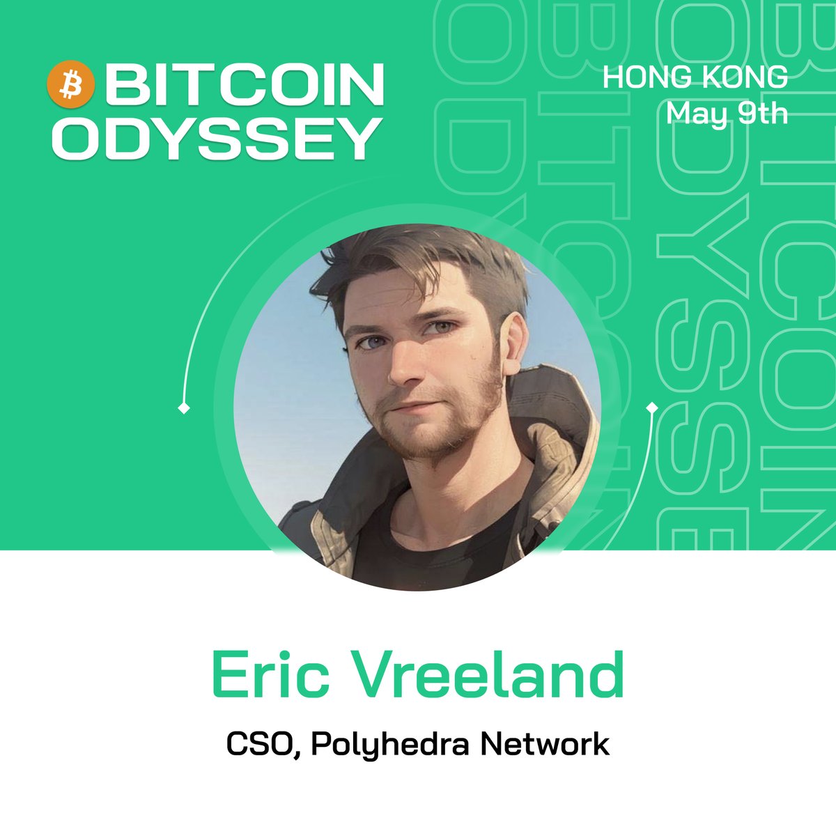 Meet @vreeland at #BitcoinOdyssey!

Eric, CSO at @PolyhedraZK, the ZK infrastructure that empowers interoperability and computation via cutting-edge zero-knowledge proof systems.

🧡Hosted by: @ALEXLabBTC, @BotanixLabs, @PolyhedraZK, @TheSpartanGroup, @Stacks, & @yalaorg

🙌RSVP…